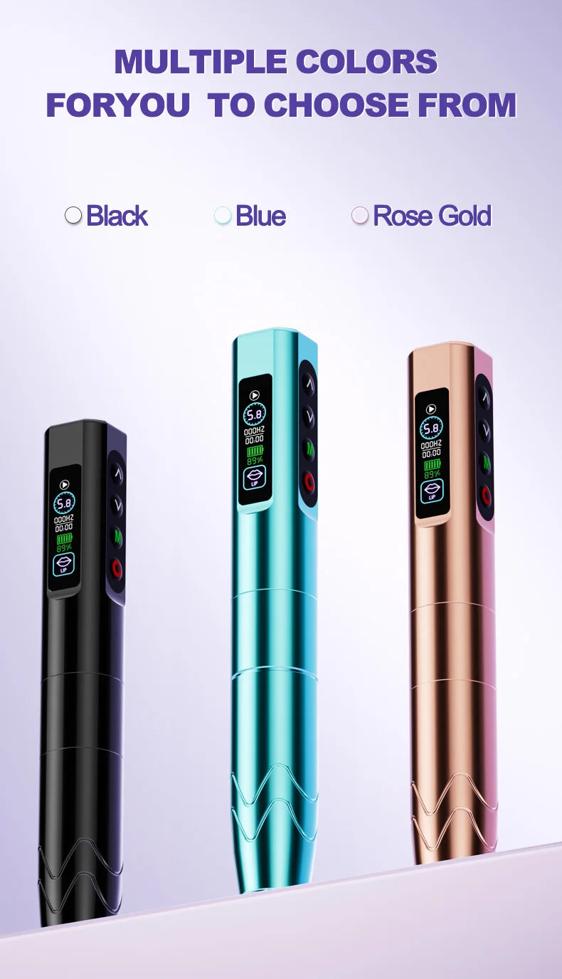 Beauty wireless battery embroidery machine set, integrated contact lens and eyebrow tattooing machine, cross-border source