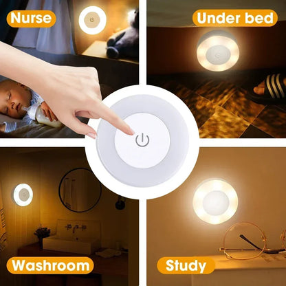 Led Light Portable USB Rechargeable Night Light for Living Room and Bedroom Lighting. Lamps Lamp Home Decorations Décor Lights