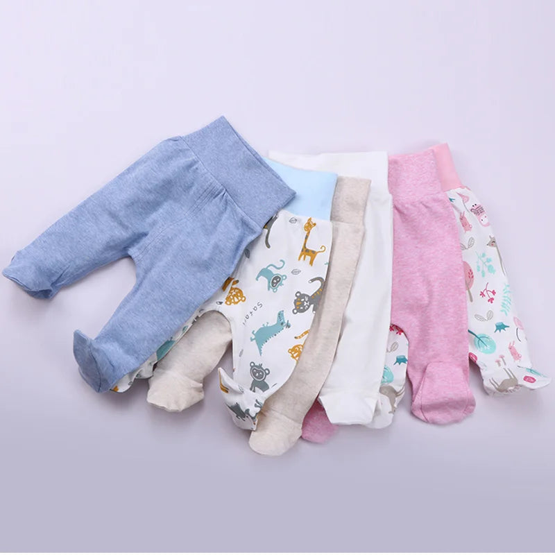 Baby pants cotton baby footies leggings children clothing newborn baby boys pants girls pants high elasticity baby trousers