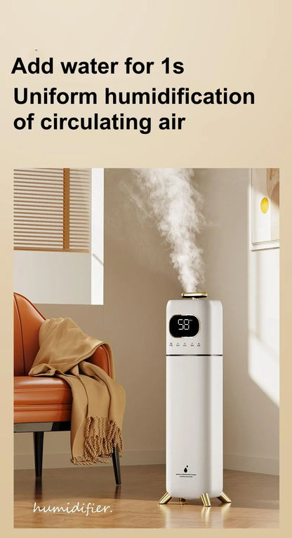 8L Humidifier Home Silent Bedroom Sprayer Heavy Fog Pregnant Woman Baby Floor Type Remote Control Household