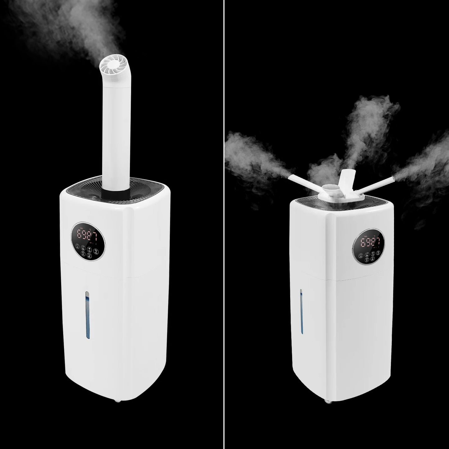 10L Large Capacity Air Humidifier Diffuser Commercial Smart Humidity Control Timing Remote Control Mist Maker Sprayer 110V-220V