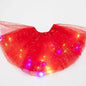 LED Glowing Light  Women Tulle star Skirt Short Tutu Mini Skirt Adult Fancy Ballet Dancewear Party Costume Ball Gown Mini skirt