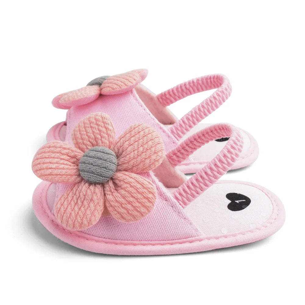 Summer New Sunflower Baby Sandals Soft Bottom Baby Toddler Shoes 0-1 Years Old Baby Girls  Baby Shoes Girls  Baby Boy Shoes