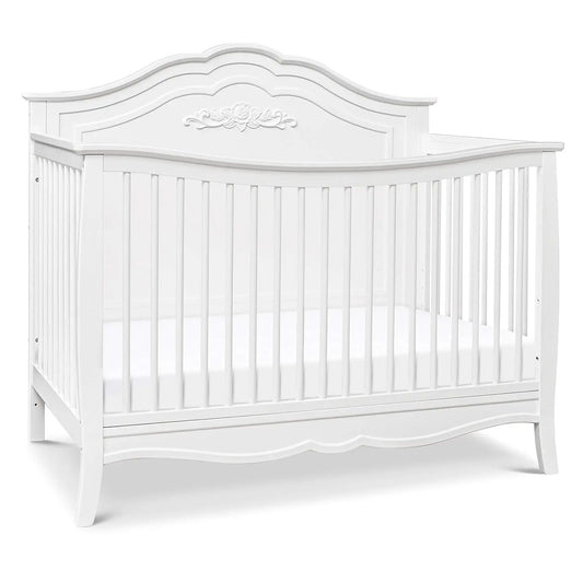 Fiona 4-in-1 Convertible Crib in White Convertible, Adjustable