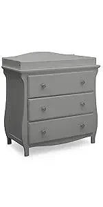 Lancaster 4-in-1 Convertible Baby Crib, Grey