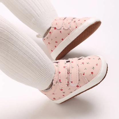 0-18M baby shoes for girls newborns and toddler casual and comfortable cotton soles non slip canvas shoes first generation