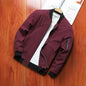 M-4XL Men's Jacket Autumn Thin Long Sleeve Baseball Uniform Windproof Cycling Jacket Solid Zipper Casual Jacket