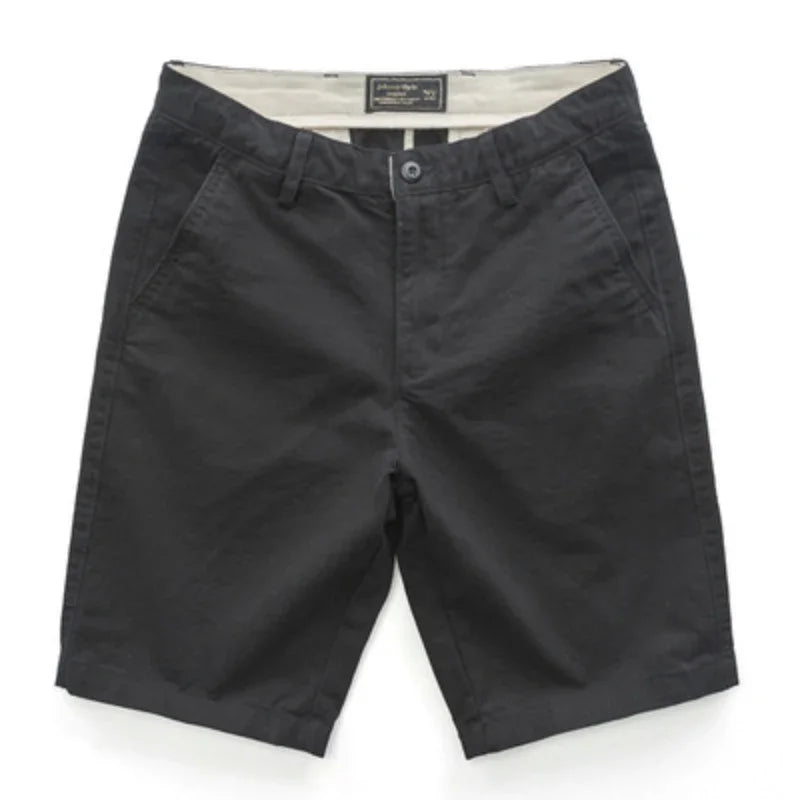 DAILOU  Workwear Pants, Summer Texture, Washed Shorts,  Japanese Style Solid Color Trend, Versatile Slim Fit Capris