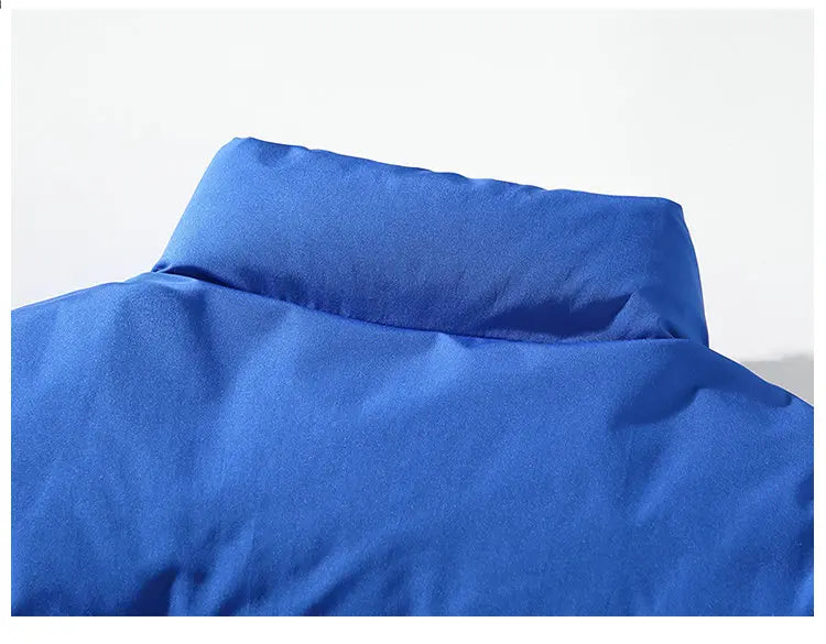 Winter Jacket Men Streetwear Fleece Parkas Coat Male Loose Bubble Jacket Warm Stand Collar Coats Unisex Puffer New Clothes