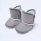 Winter Baby Boots Plus Velvet Snow Booties Baby Shoes Warm baby Girl Shoes Pompom Soft Sole Indoor Walking Shoe