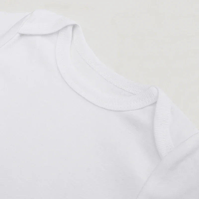 I'm the Best Thing 2025 Newborn Baby Clothes White Cotton Summer Bodysuits for Infants Short Sleeve Boys Girls Romper