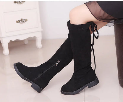 Children Over Knee Boots Girl Shoes Knee Fashion Children Boots Autumn And Winter Princess Girls Boots