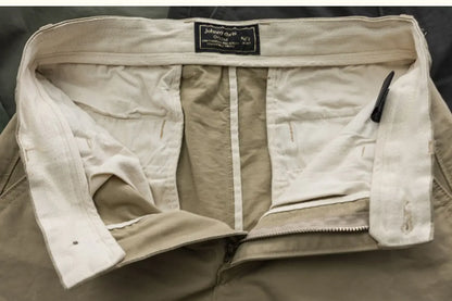 DAILOU  Workwear Pants, Summer Texture, Washed Shorts,  Japanese Style Solid Color Trend, Versatile Slim Fit Capris