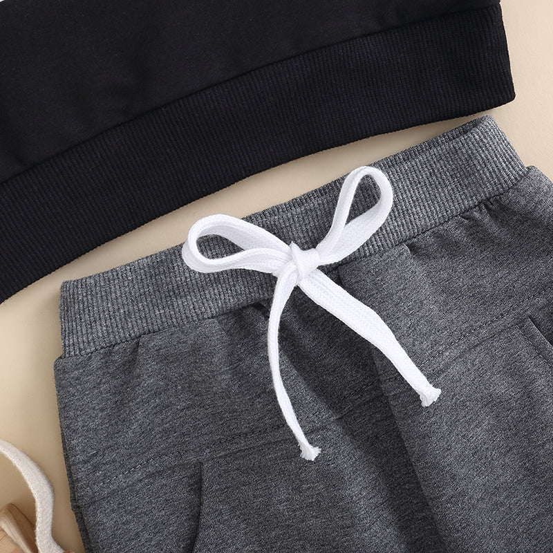 Kupretty Toddler Baby Boy Winter Outfit Clothes Hoodie Sweatshirt Tops and Pants 3 6 9 12 18 24 Months Fall Outfits Set