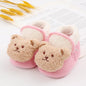 Winter Warm Newborn Baby Boy Girl Boots Cute Bear Soft Toddler Shoes First Walkers Anti-slip Booties Infant Fur Snow Boots 0-18M