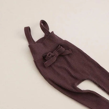 Korean Style Baby Girls Lace Suspenders Toddler Baby Girl Jumpsuits Overall Autumn Spring Newborn Baby Elastic Suspender Pants