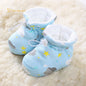 Newborn Baby Shoes for Boys Girls Winter Warm Thicken Plush Toddler Shoes Soft Sole Kids Short Booties Infant First Walker