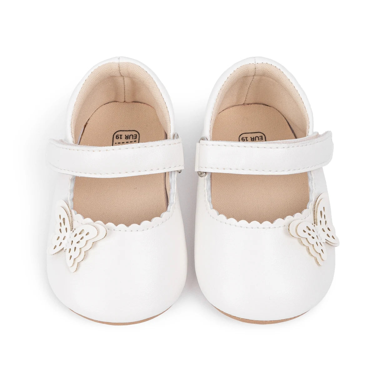 Girls Princess Shoes Bowknot Rubber Sole Anti-slip PU Leather Baby Shoes Newborns First Walkers Crib Shoes Spring Autumn
