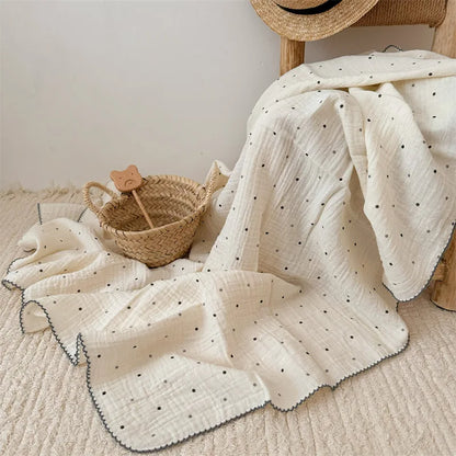 Newborn Baby Blanket For Boys Girls Baby Swaddle Wrap Floral Infant Receiving Blanket Bedding Crib Quilt Baby Stuff 100cm
