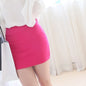 Black Micro Mini Skirts 2025 Summer Sexy Girls Skirts Casual Package Hip Above Knee Short Skirts Women Tight Office Party Female