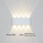 LED Wall Light Outdoor Indoor 2W 4W 6W 8W 10W AC85-265V Up Down White Black Modern Light For Home Garden Bedroom Corridor