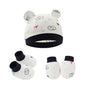 Baby Anti Scratching Cotton Gloves Hat Foot Cover Set Socks Kit Accessory for Newborn Baby Girls Boys Baby Shower