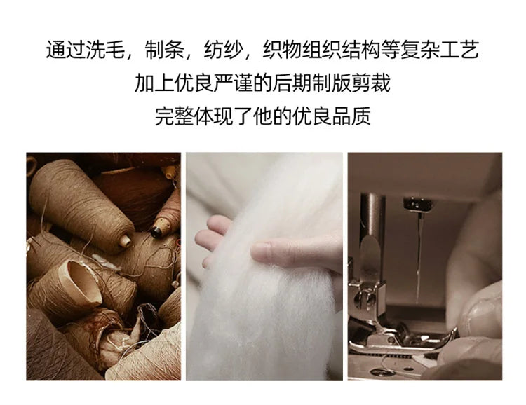 2025 Autumn/Winter New Double sided Woolen Coat High end Fabric Korean Edition Fashion Pure Handmade Woolen Coat Work Style