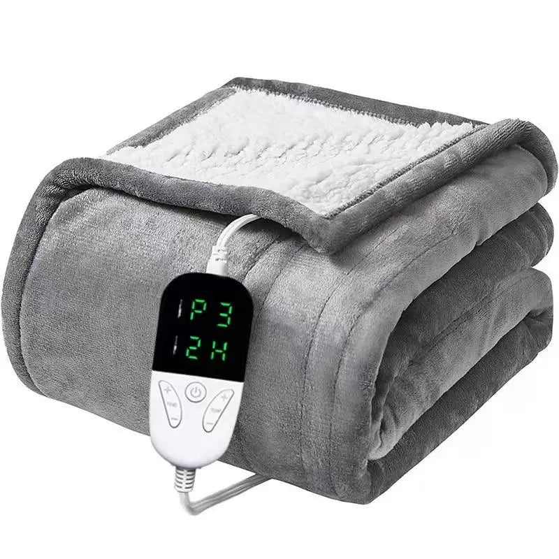 Heated Blanket-Electric Blanket, Soft Heated Throw Blanket with 6 Heating Levels & 4 Hours auto-Off,Over-Heat Protection