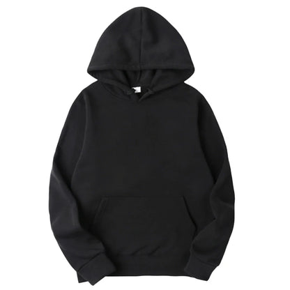 New Men's solid color hoodie autumn/winter fashion sportswear casual pullover couple street wear long sleeved top