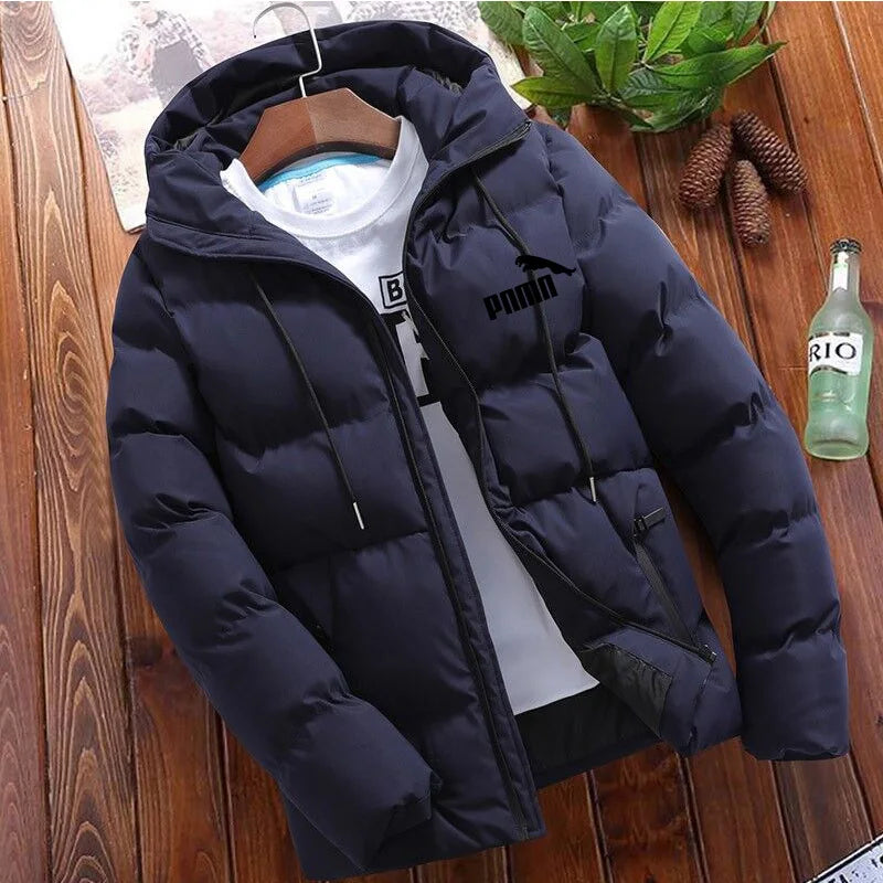 2025 Spring and Autumn New Men's Windproof Zipper Leisure Trendy Fashion Item High Quality Hooded Baseball Outdoor Sports Jacket