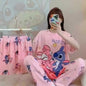 Women's New Three-piece Pajamas Home wear Set of Sweet Pajamas Cartoon Leisure Women's Home wear Pajamas Set