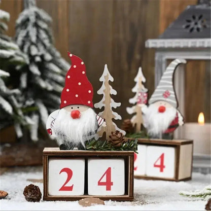 Christmas Calendar Party Home Decoration Merry Christmas New Year Gifts Santa Christmas Decor Home Fashion Accessories Supplies