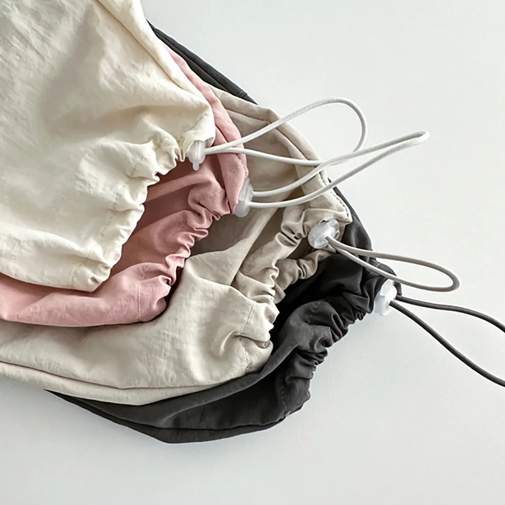 2025 Autumn New Baby Loose Trousers Infant Boy Cargo Pants Toddler Girl Harem Pants Solid Children Casual Pants Kids Clothes