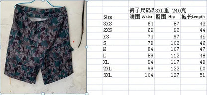 Summer Fashion Casual Tooling Shorts Men's Solid Loose Cotton Multi-pockets Cargo Pants Comfy Beach Sport Short Trousers for Men