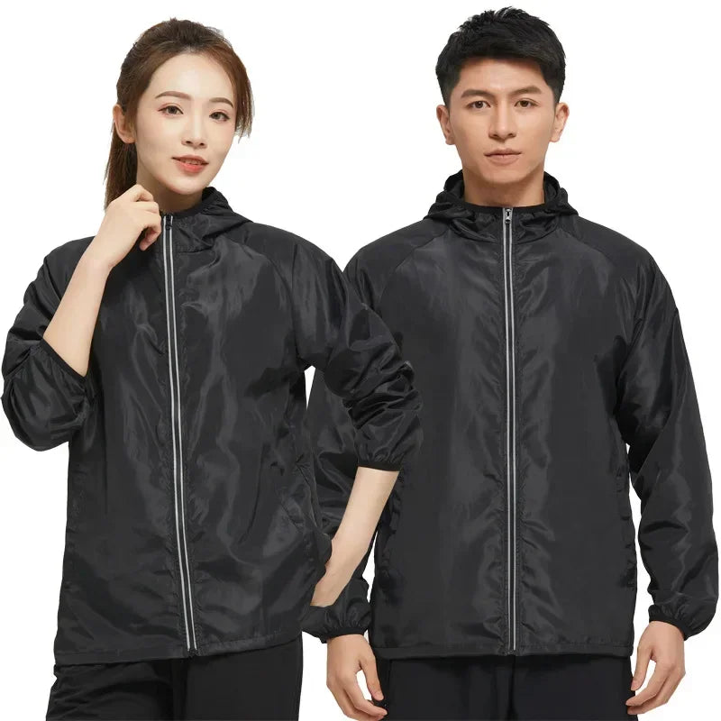 Men's Hiking Jackets Waterproof Women Sun Protection Windbreaker Camping Climbing Outdoor Coat Unisex Portable Clothes