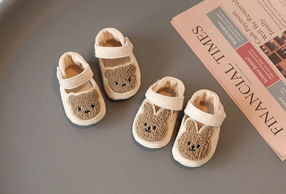 2025 New Toddler Newborn Baby Shoes Boys' Girls' Slippers Pre walker Casual Shoes  Winter Small Animals First Walkers