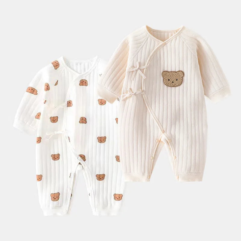 Newborn Baby Jumpsuit 0-6m Boys Girls Toddler Rompers Cotton Baby Jumpsuit Clothes for New Born Outfits Soft One-Piece Pajamas