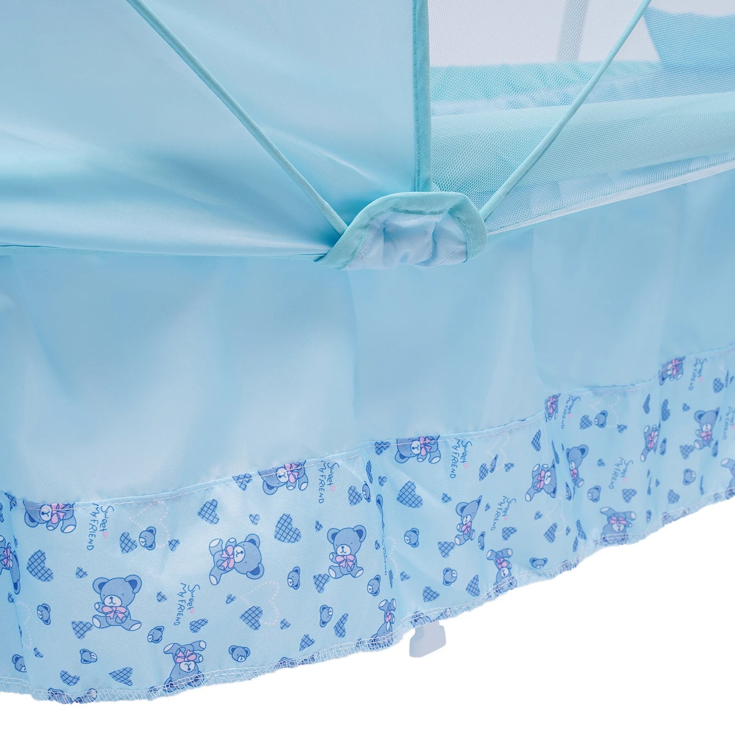 5 Gears Electric Auto-Swing Baby Crib Cradle Sleep Bed Infant Rocker + Net Music Bluetooth Music Adjustable+ Mat