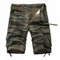 2025 Summer new men's cargo shorts men's large size fashion casual plaid Shorts