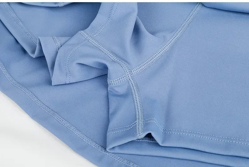 2025 Women Side Slit Sports Skirts Badminton Tennis Workout Skirt Golf Running Skirt Quick Drying Yoga Fitness Skirt Shorts