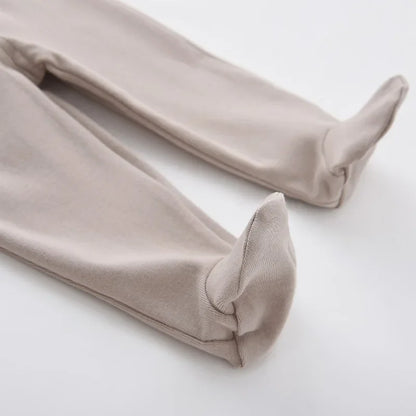 Baby Footed Pants 2025 Spring Autumn Newborn Baby Boy Girl Leggings High Waist Infant Toddler Trousers Kids Clothing