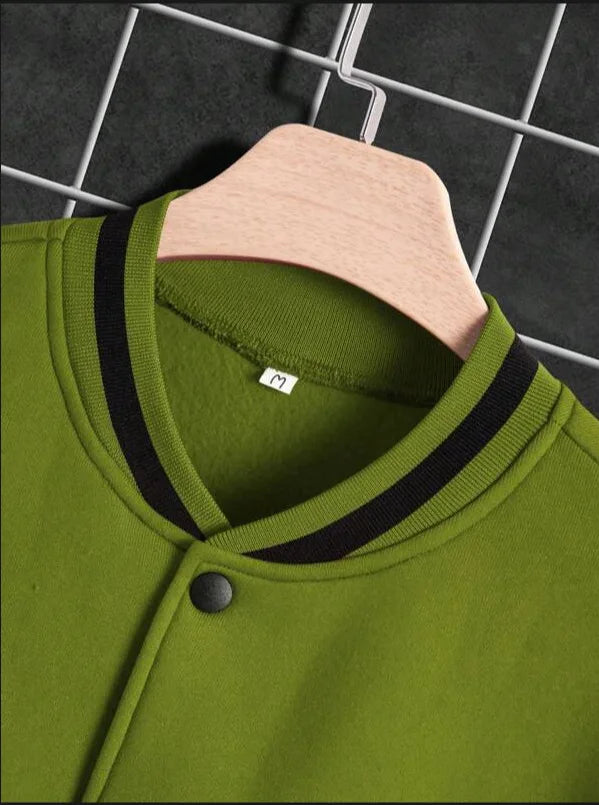 2025 New Jacket Coat Letter Printed  Wear Men Baseball Jacket Casual Long Sleeve Stand Jackets Men's Coats Sweatshirts Outerwear