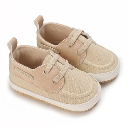 Newborn Baptist Shoes New Leather Gentleman Shoes Anti-slip Soft Bottom Indoor Baby Boys and Girls Casual Shoes Walking Shoes