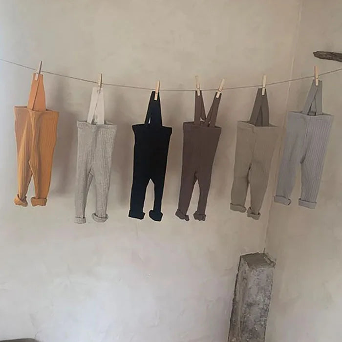 Toddler Baby Boys Girl Casual Pants Spring Autumn Baby Boys Girls Jumpsuit Overall Infant Baby Girls Boys Suspender Pants