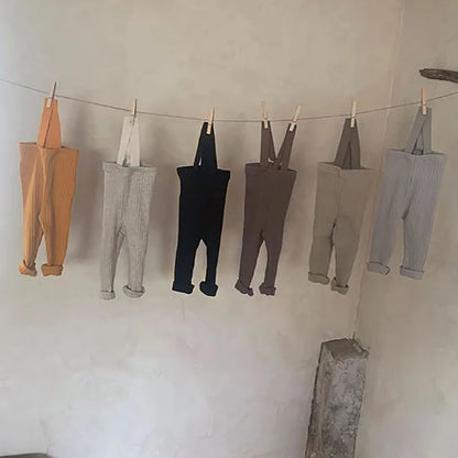 Toddler Baby Boys Girl Casual Pants Spring Autumn Baby Boys Girls Jumpsuit Overall Infant Baby Girls Boys Suspender Pants
