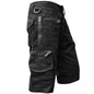 Stylish Short Pants Mid Waist Summer Cargo Shorts Sweat absorbing Zipper Pocket Pants