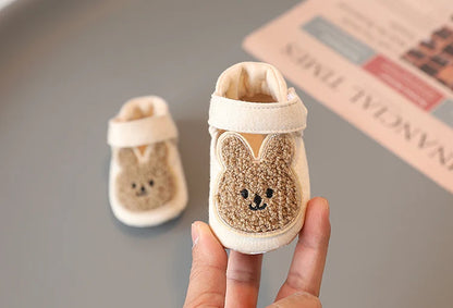 2025 New Toddler Newborn Baby Shoes Boys' Girls' Slippers Pre walker Casual Shoes  Winter Small Animals First Walkers