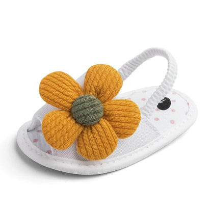 Summer New Sunflower Baby Sandals Soft Bottom Baby Toddler Shoes 0-1 Years Old Baby Girls  Baby Shoes Girls  Baby Boy Shoes