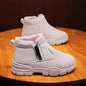 Girl's Snow Boot Winter Cotton Children's Shoes Outdoor Warm Plush Non-slip Simple Fashion Hard-wearing Boys Boots New Style
