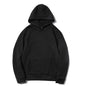 New Fashion Loose Hoodies For Men Spring and Autumn Casual Hooded Sweatshirt Men's Simple Tops Solid Color Thick Clothing Male